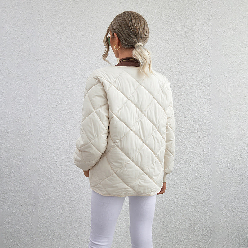 Veste Casual Légère en Losange