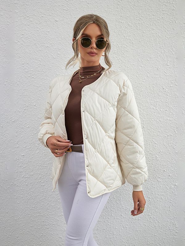 Veste Casual Légère en Losange