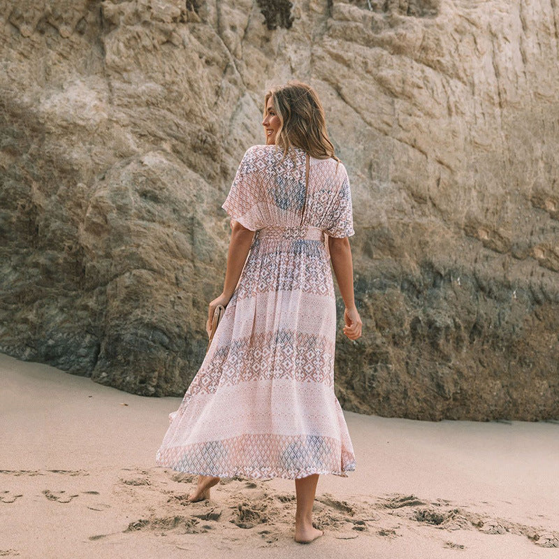 Robe Fleurie Bohème – Esprit Plage & Liberté