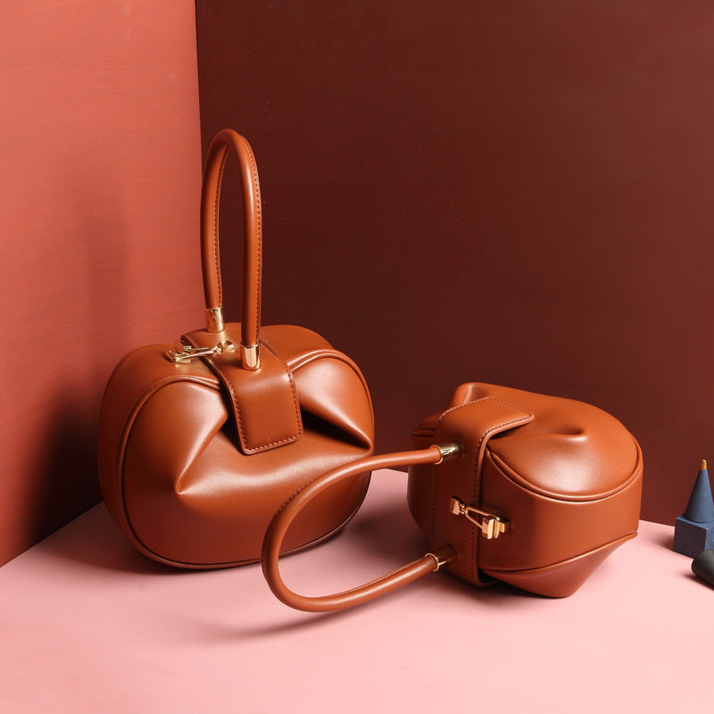 Sac à Main en Cuir Style Pochon Chic