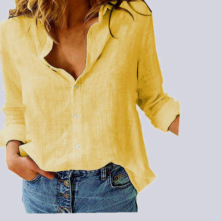 Chemise Décontractée en Lin – Style Décontracté et Respirant