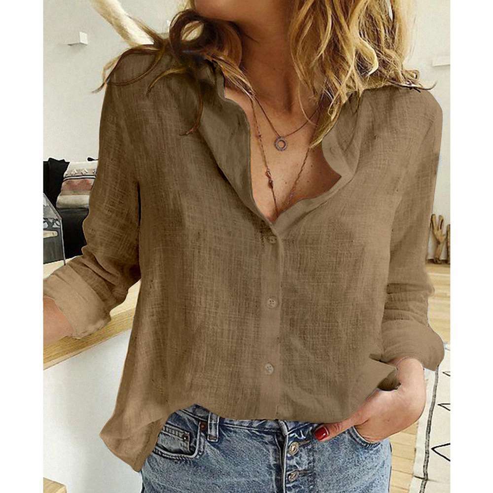 Chemise Décontractée en Lin – Style Décontracté et Respirant