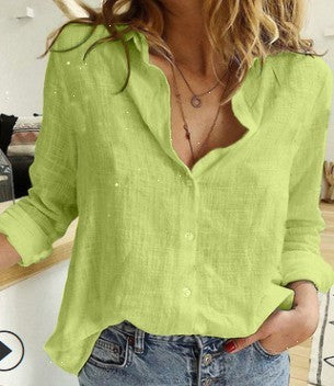 Chemise Décontractée en Lin – Style Décontracté et Respirant