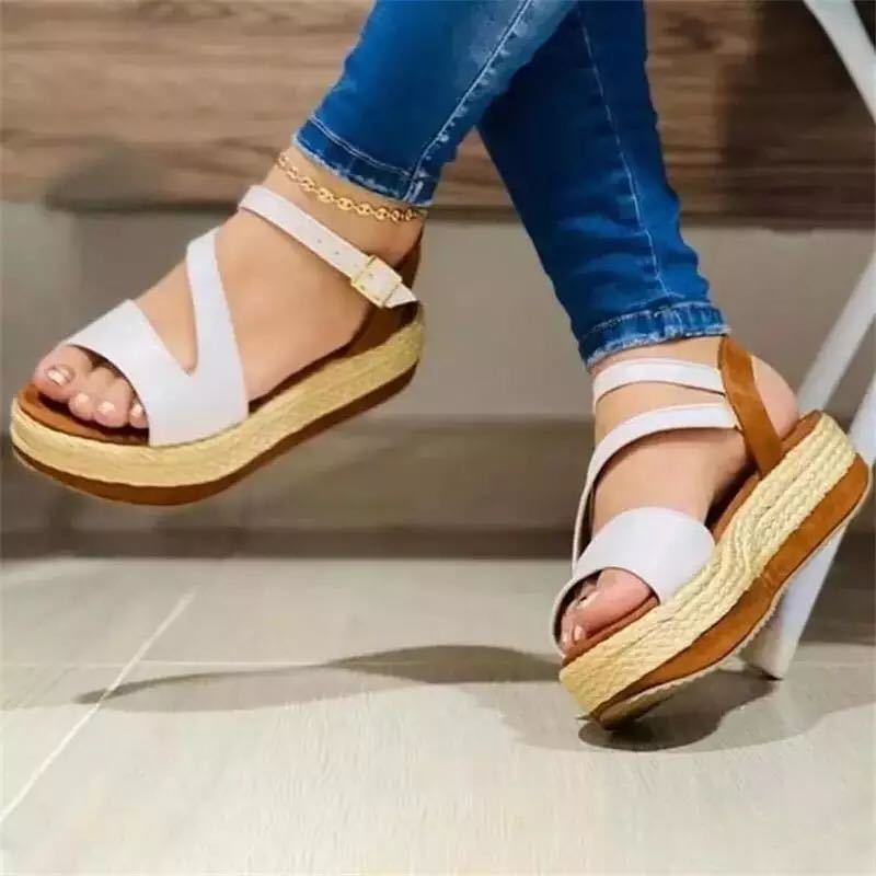Sandales chic et boucle creuse pour femmes