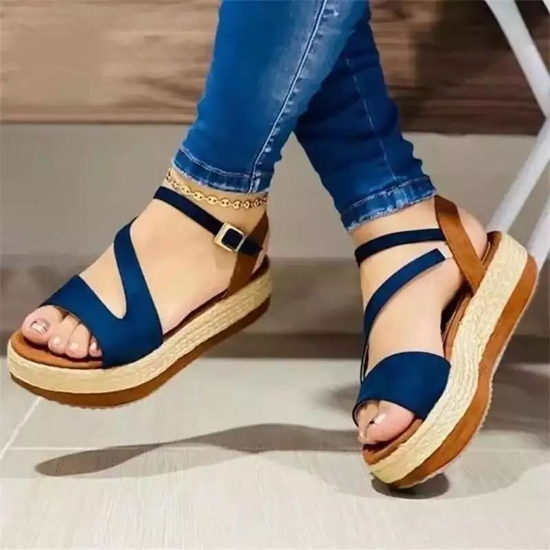 Sandales chic et boucle creuse pour femmes