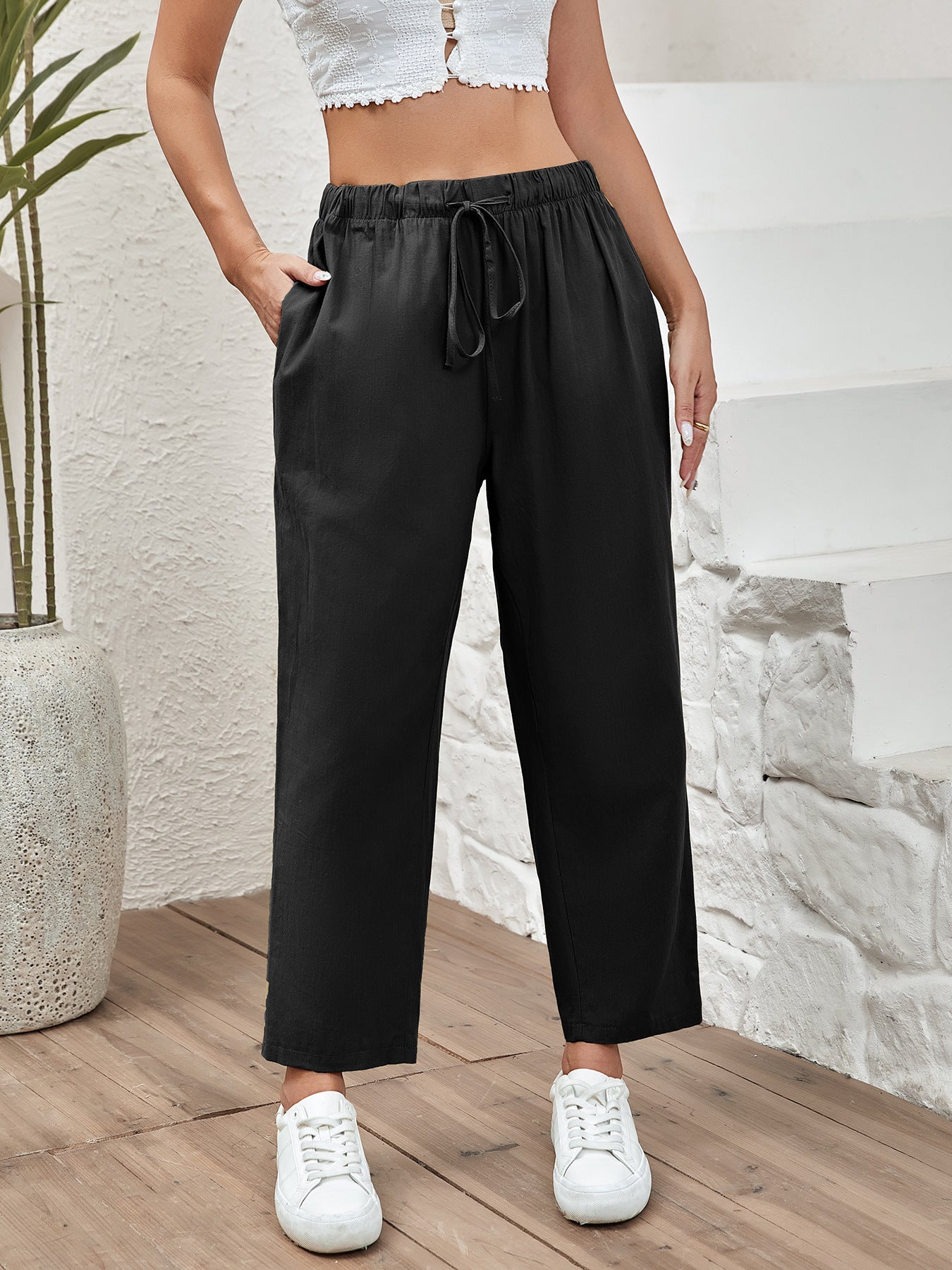 Pantalons Courts en Coton