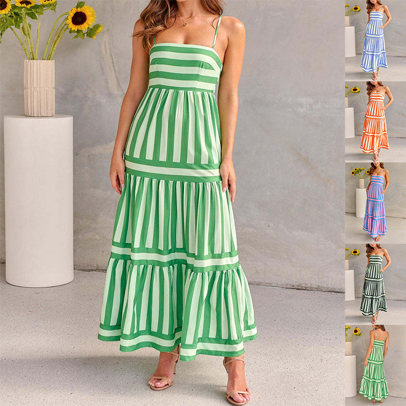 Robe d'Été Chic à Bretelles