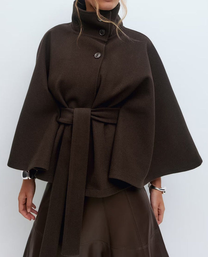 Manteau Boutonné Large Femme Hiver