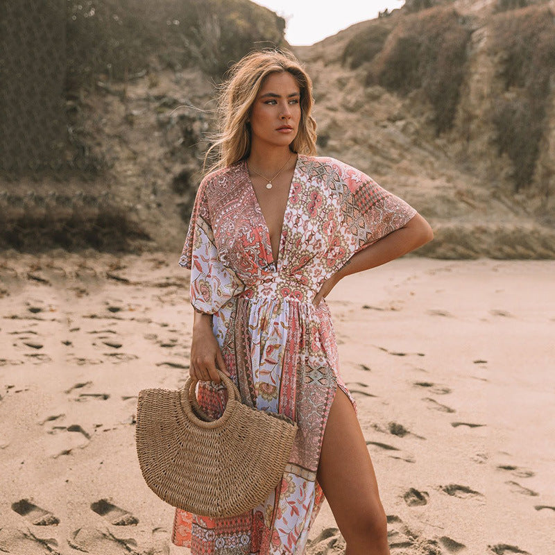 Robe Fleurie Bohème – Esprit Plage & Liberté