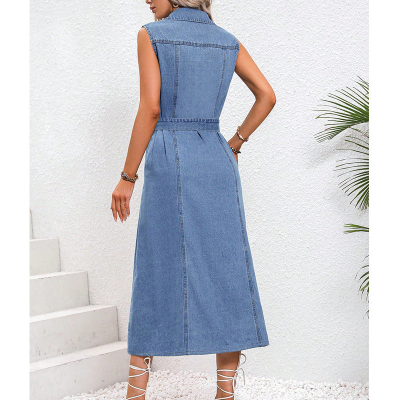 Robe Jean Rétro Cintrée