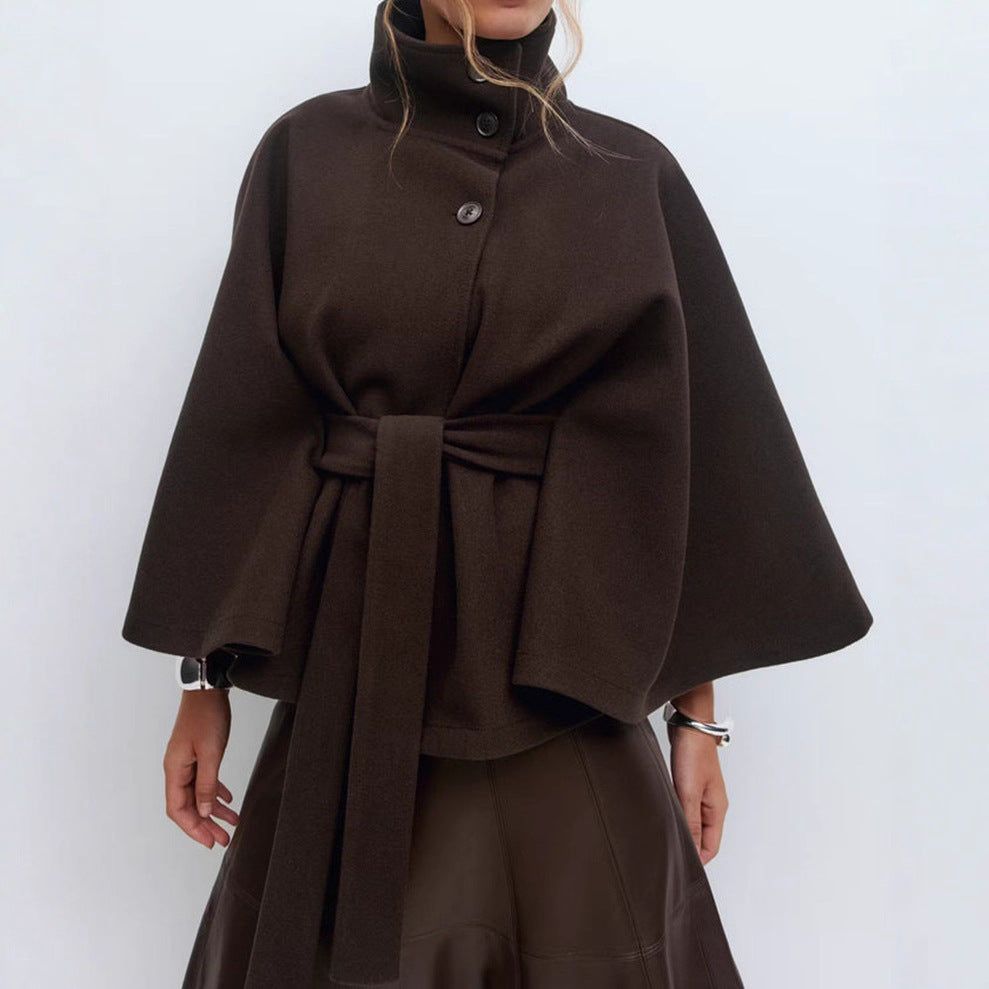 Manteau Boutonné Large Femme Hiver