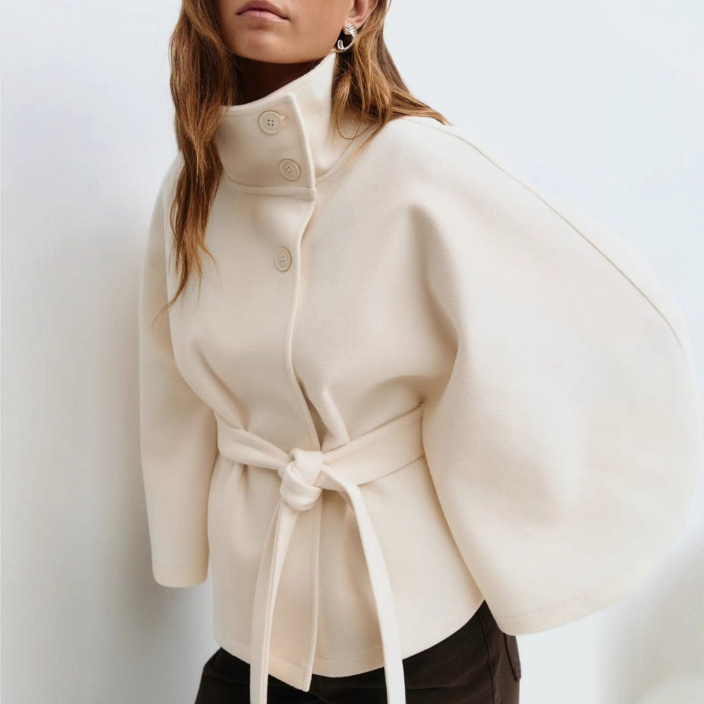 Manteau Boutonné Large Femme Hiver