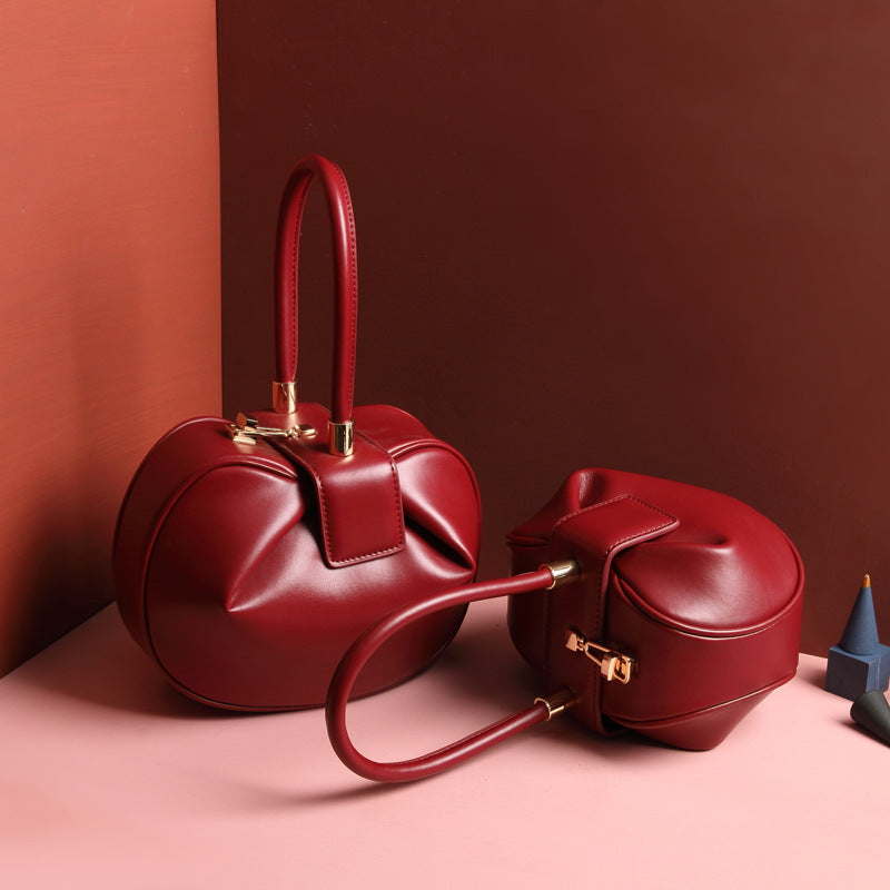 Sac à Main en Cuir Style Pochon Chic