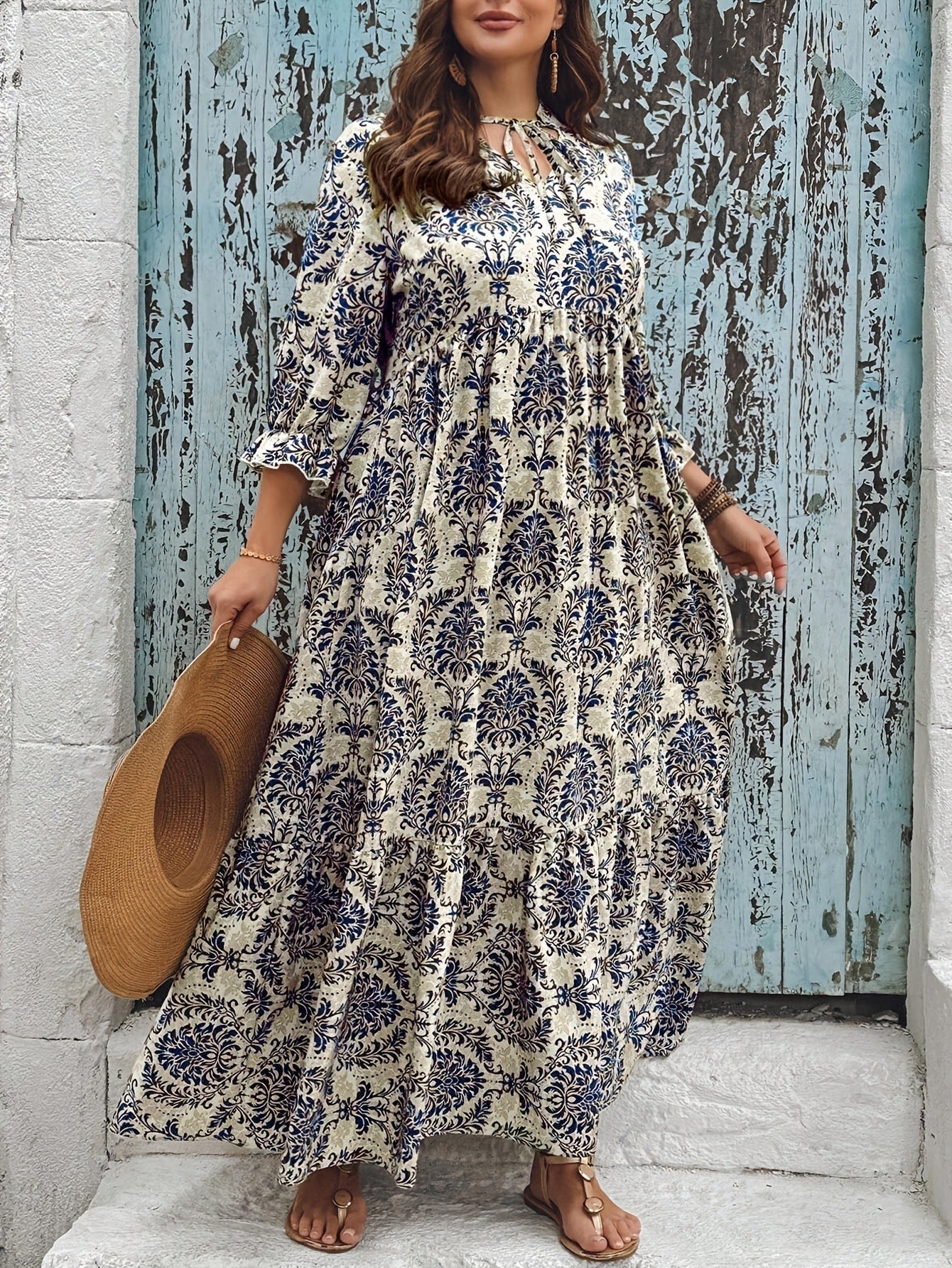 Robe Évasée Imprimée – Esprit Vacances