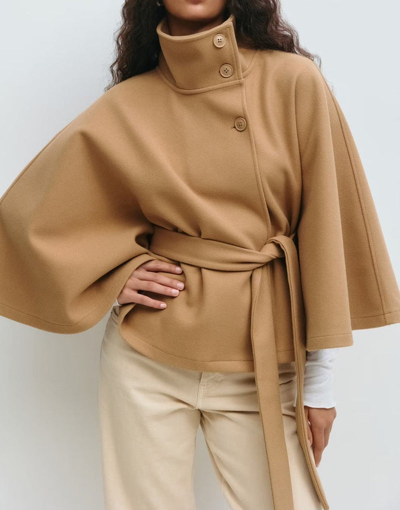Manteau Boutonné Large Femme Hiver