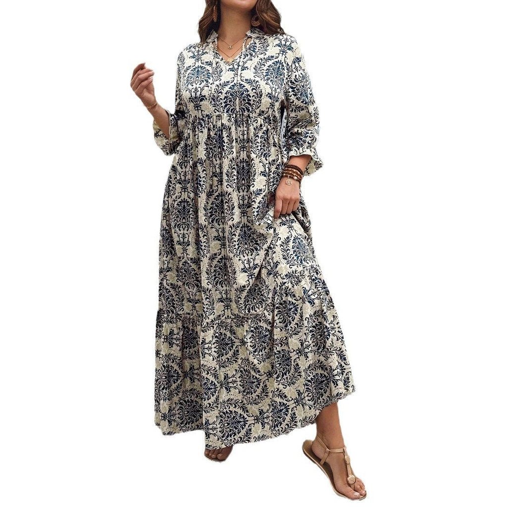 Robe Évasée Imprimée – Esprit Vacances