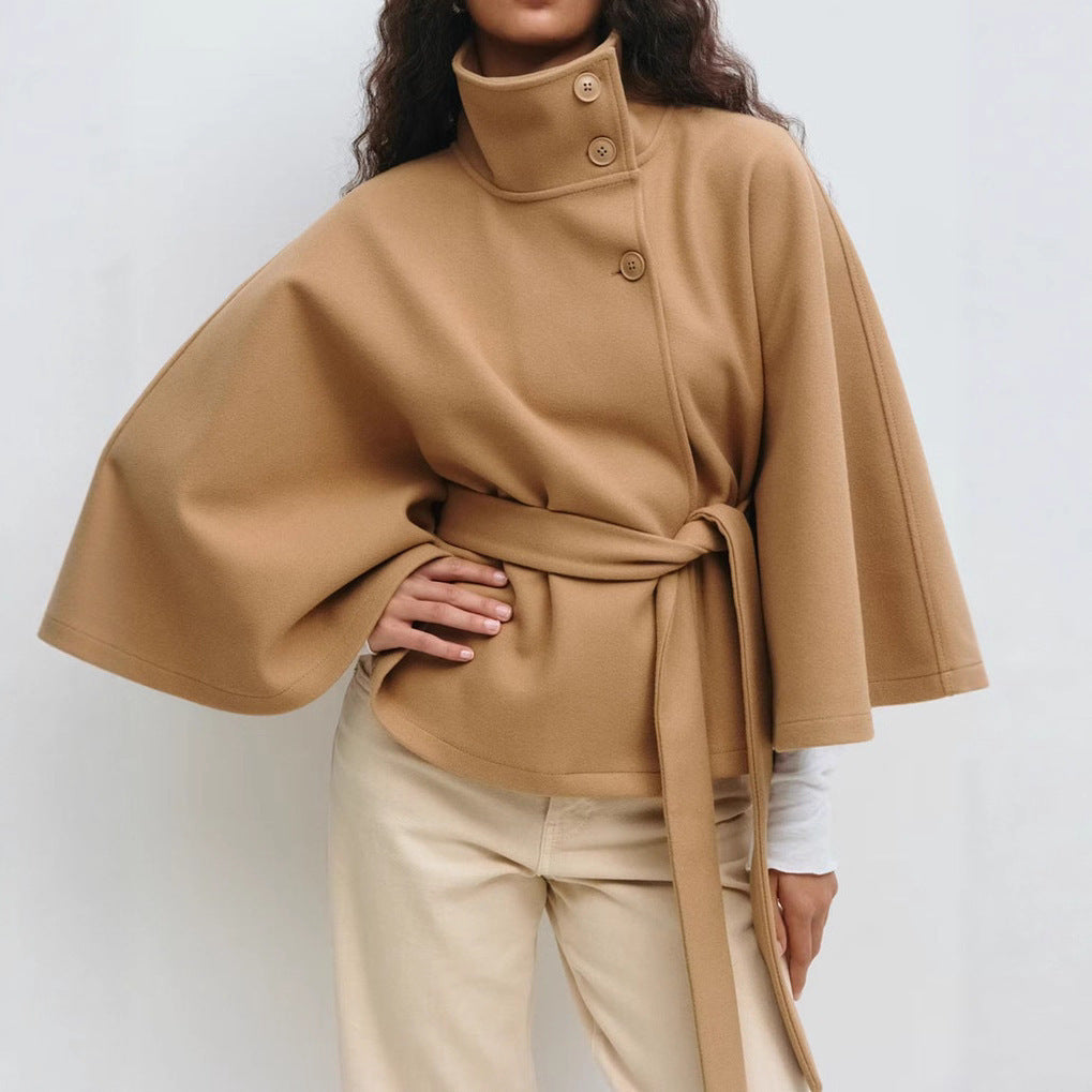 Manteau Boutonné Large Femme Hiver