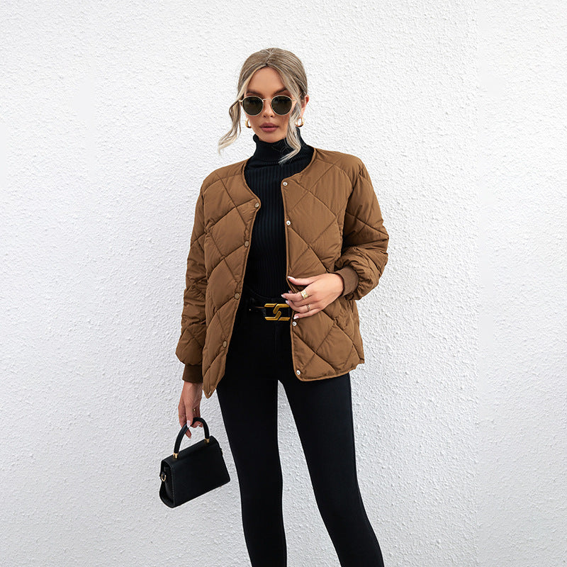 Veste Casual Légère en Losange